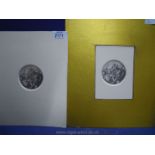 Two circular 'Old Master' Prints.