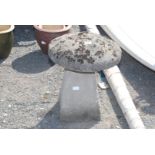 Staddle stone 21'' high x 17'' diameter