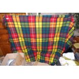 A tartan picnic Rug,