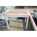 Pine kitchen table 19 1/2'' wide x 35 1/2'' long
