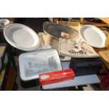 Quantity of trays, sandwich trays, battery tester etc.