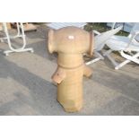 Smoke cowl chimney pot 36'' high,