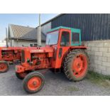 A 1963 Nuffield 4/60 Diesel engined 55 h.p. farm tractor registration no.