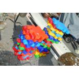 Quantity of children's plastic floor bricks