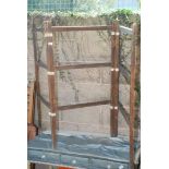 Triple wooden clothes horse.