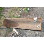 Wrought iron trough,