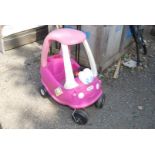 Child's pink buggy