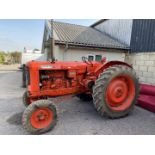 A Nuffield 4DM/Universal Four Diesel-engined farm tractor registration no.