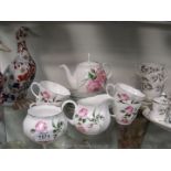 A four setting Teaset by The National Trust including teapot, sugar bowl,