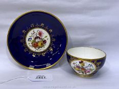 A good Bloor Derby cup and saucer, circa 1825, pattern no.