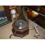 A Horn Gramophone for display purposes,