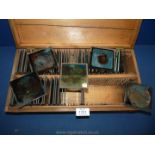 A quantity of Victorian Magic Lantern Slides including Boer War and Transvaal War, etc.