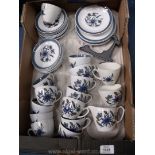 A quantity of Meakins 'Country Side' Teaware to include; cups, saucers, tea plates, milk jug, etc.