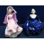 Two Coalport figures; Dulcie and Colleen.