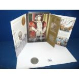 A commemorative £5 coin (2009) by Royal Mint for Henry VIII,