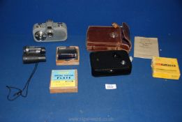 A Zeiss Ikon Moviekon 8 Camera also two unopened packs of Photography frames.