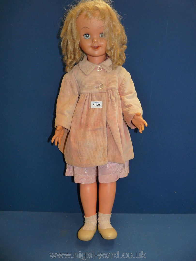 A Walt Disney vinyl doll, 30'' tall, marked Mfd by Semco, - Image 3 of 4
