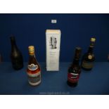 Five bottles of Brandy including Somerset Royal Cider Brandy, beehive Napoleon, Bols Brandy liqueur,