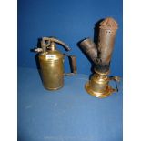 A brass spray,