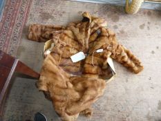 A Marmot fur jacket a/f. and two mink pieces a/f.