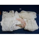 Miscellaneous dolls clothes and child's night dresses