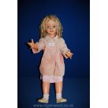 A Walt Disney vinyl doll, 30'' tall, marked Mfd by Semco,