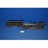 Two heavy vintage locomotives, electric 'O' gauge, by Lionel, USA.