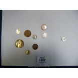 A quantity of Victorian coins to include; an 1842 four pence,