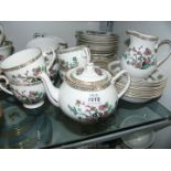 A quantity of Royal Grafton 'Indian Tree' Teaware including cups, saucers, tea plates, teapot ,