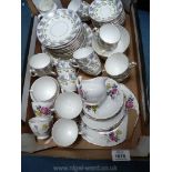 Two part tea sets including; English made Wen,