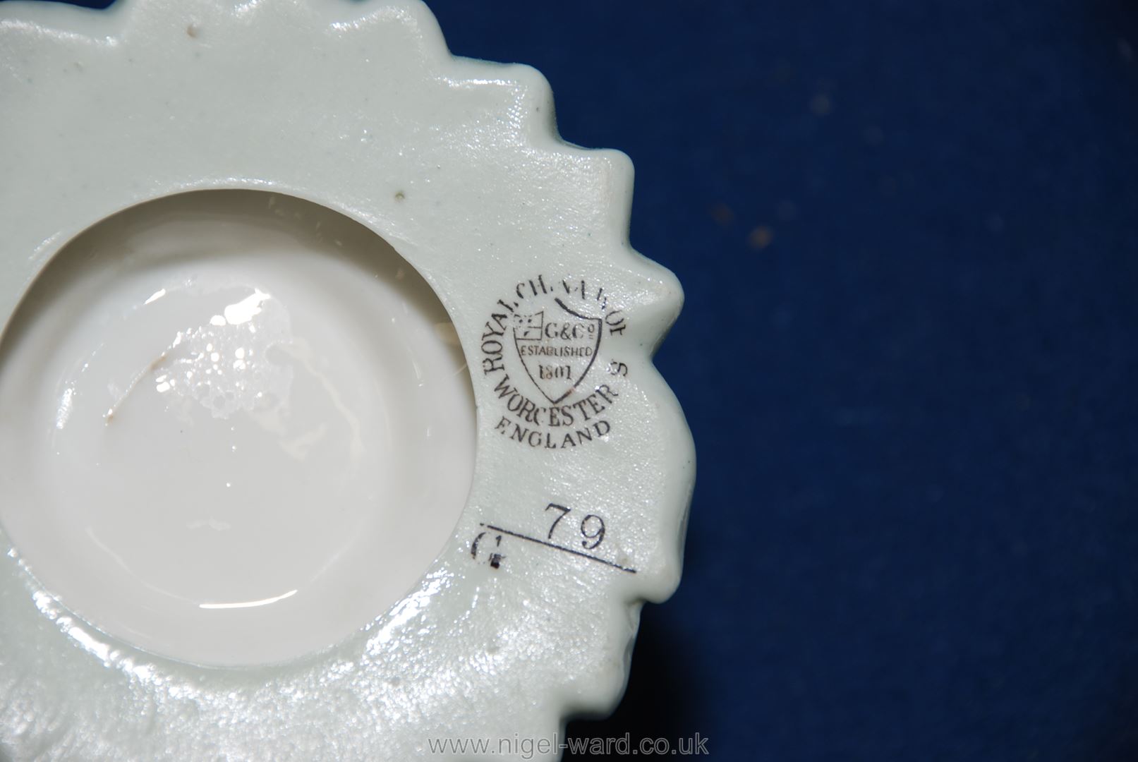 Two matched Royal Worcester posy holders. - Image 8 of 10