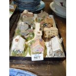 A quantity of Lilliput Lane cottages and houses to include 'Granny Smiths', Tollborth Llanfair,