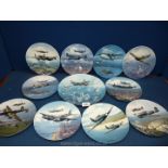 A quantity of wall plates including Royal Doulton limited edition 'Heroes over Home Territory',