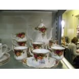 A quantity of Royal Albert 'Old Country Roses' to include; a sweet dish, milk jug, sugar bowl,