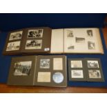 Four albums of black and white Photographs from 1910 onwards.