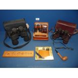 A pair of cased Paragon Binoculars 10 x 40,