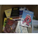 A quantity of books including Senior moments, Garfield, Dick Francis, etc.