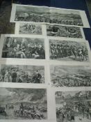 A series of prints from The Graphics', 1879.