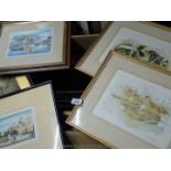 A quantity of prints to include Patrick A Oxenham foxes and badgers, etc.