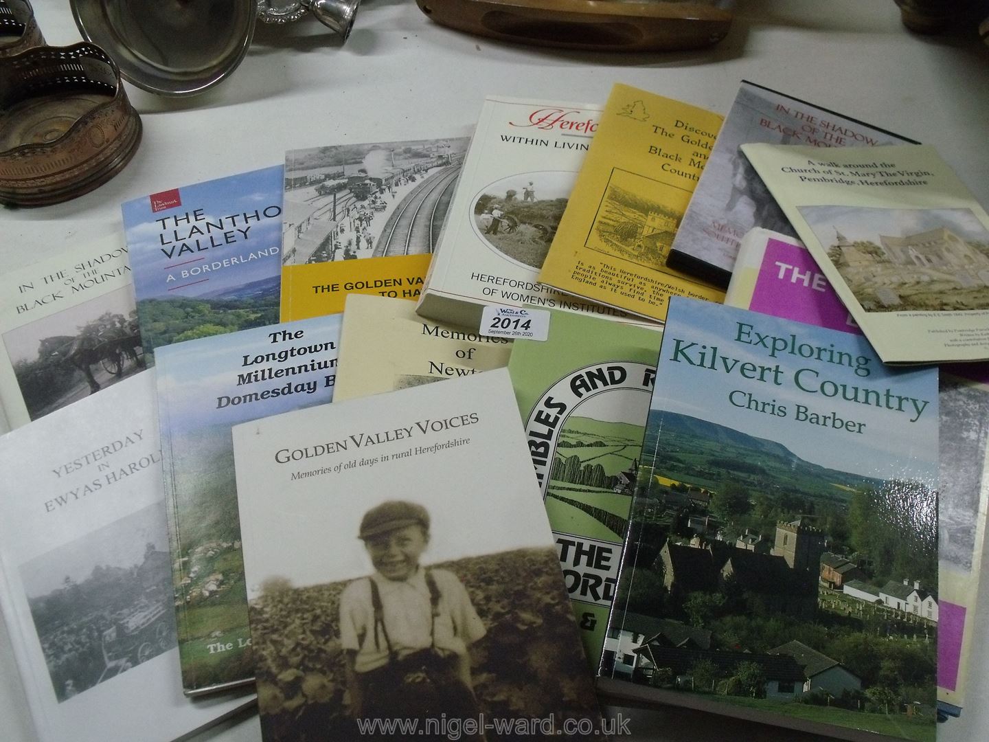 A quantity of local knowledge books to include Golden Valley voices, Llanthony Valley,