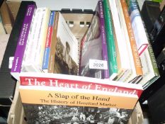 A small quantity of books of local history to include The little book of Hereford,