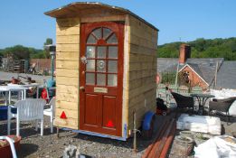 A home-made Shepherd's hut