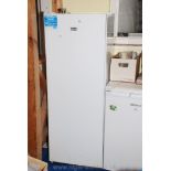 A Beko upright 5 drawer freezer.