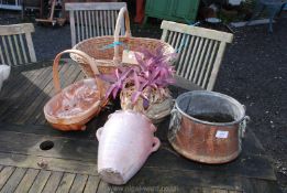 Misc garden trugs,