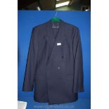A Roderick Charles navy Suit, double breasted 44/46" chest, trousers 38" waist,