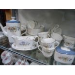 A quantity of Royal Doulton ''Pastorale'' Dinner and tea ware including eight plates,