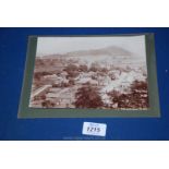 A scarce original albumen Photograph of a Herefordshire village (unidentified),