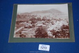 A scarce original albumen Photograph of a Herefordshire village (unidentified),