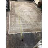 A large bordered and patterned Carpet 156" x 233".