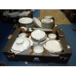 A large quantity of Thomas Germany white Dinner service comprising two meat plates,